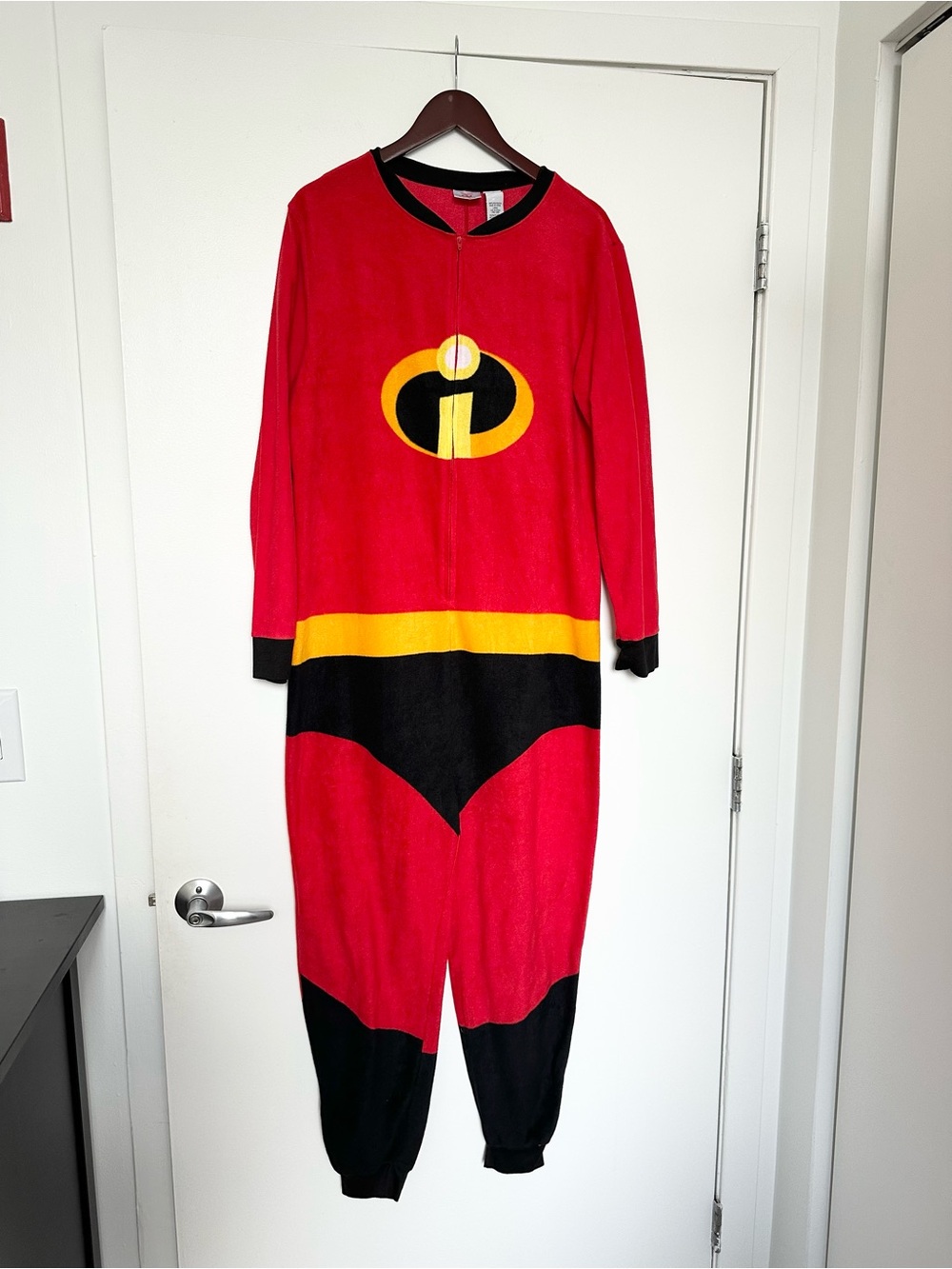 Red Incredibles Men’s Large Onesie Costume